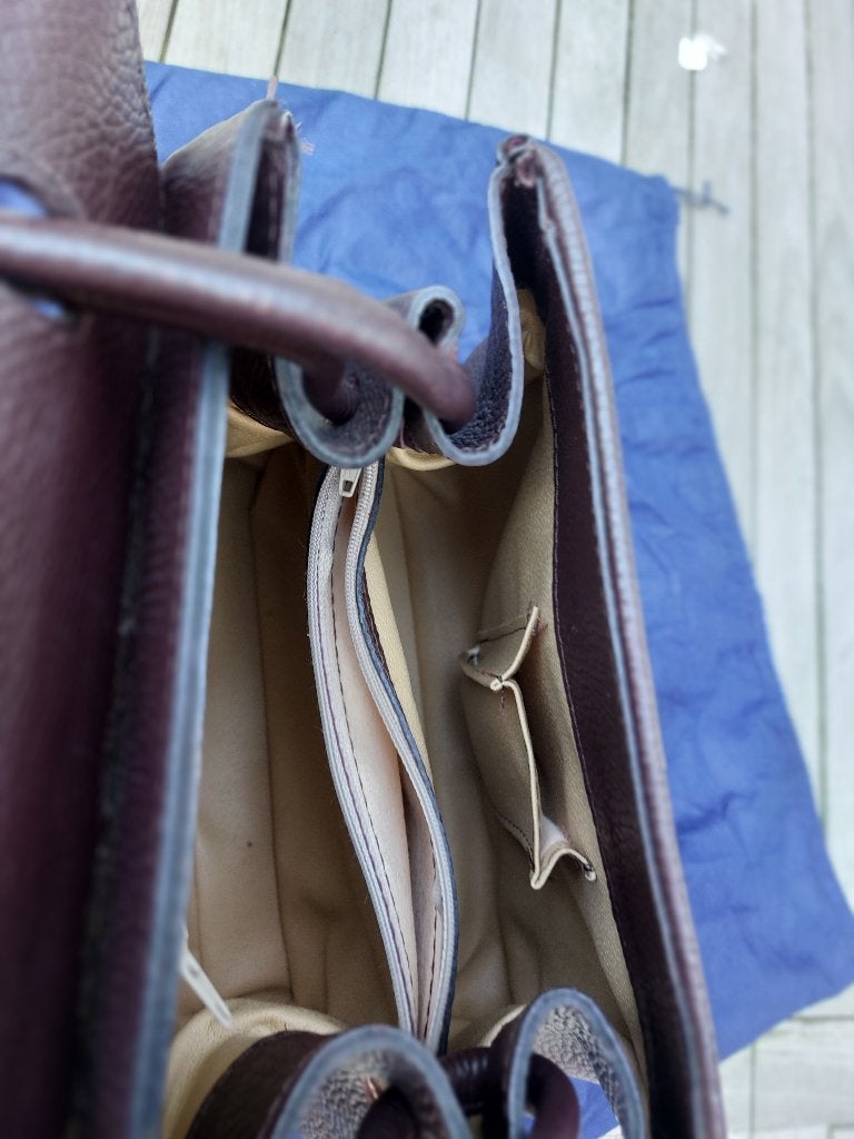 Sac a main Vogue, Enlèvement ou Envoi, Comme neuf, Brun, Sac à main
