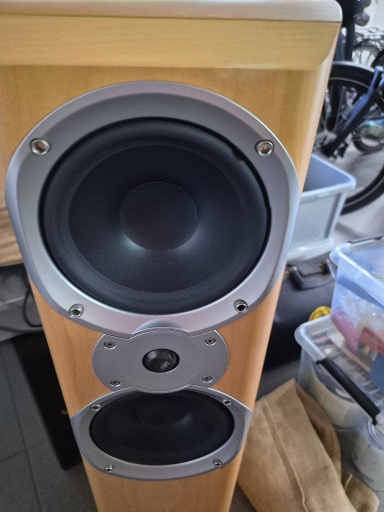 Mission, Audio, Tv en Foto, Luidsprekerboxen, Ophalen, Vloerstaande luidspreker, Gebruikt, 120 tot 150 watt