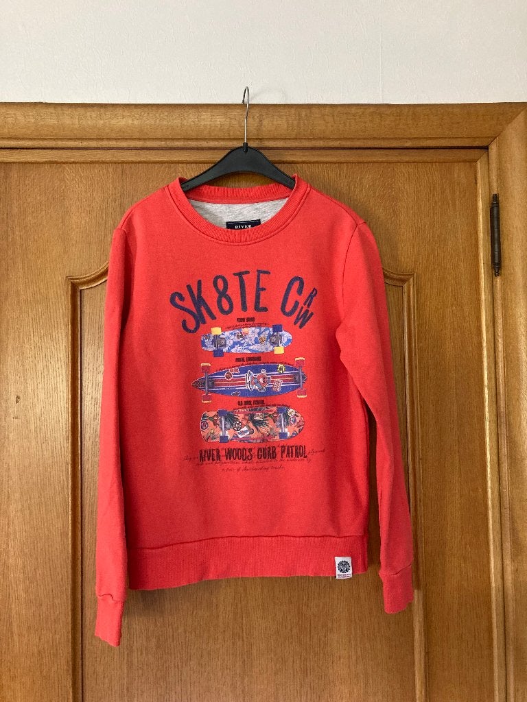 Lichtrode sweater, River Woods, 12 jaar, 152, Enfants & Bébés, Vêtements enfant | Taille 152, Garçon, River Woods, Enlèvement ou Envoi
