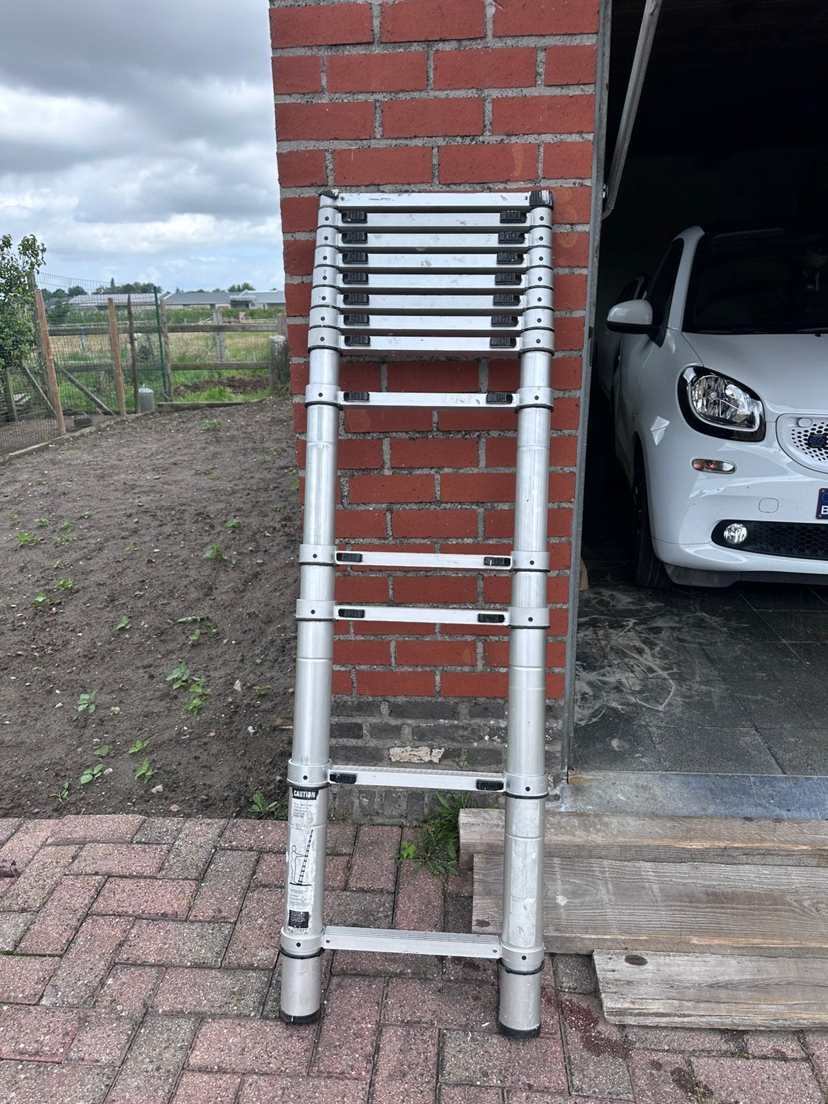 Telescoopladder, Ophalen, Gebruikt, Ladder, Opvouwbaar of Inschuifbaar