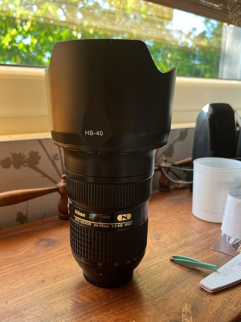 Nikon 24-70 AF-S 2.8 ED G Nano PRO, Enlèvement ou Envoi, Utilisé, Autres types, Zoom