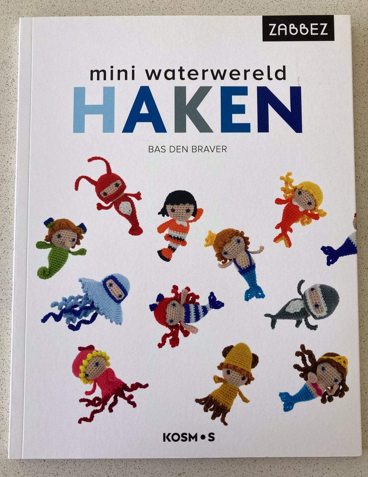 Bas den Braver - Mini waterwereld haken, Boeken, Hobby en Vrije tijd, Zo goed als nieuw, Breien en Haken, Geschikt voor kinderen