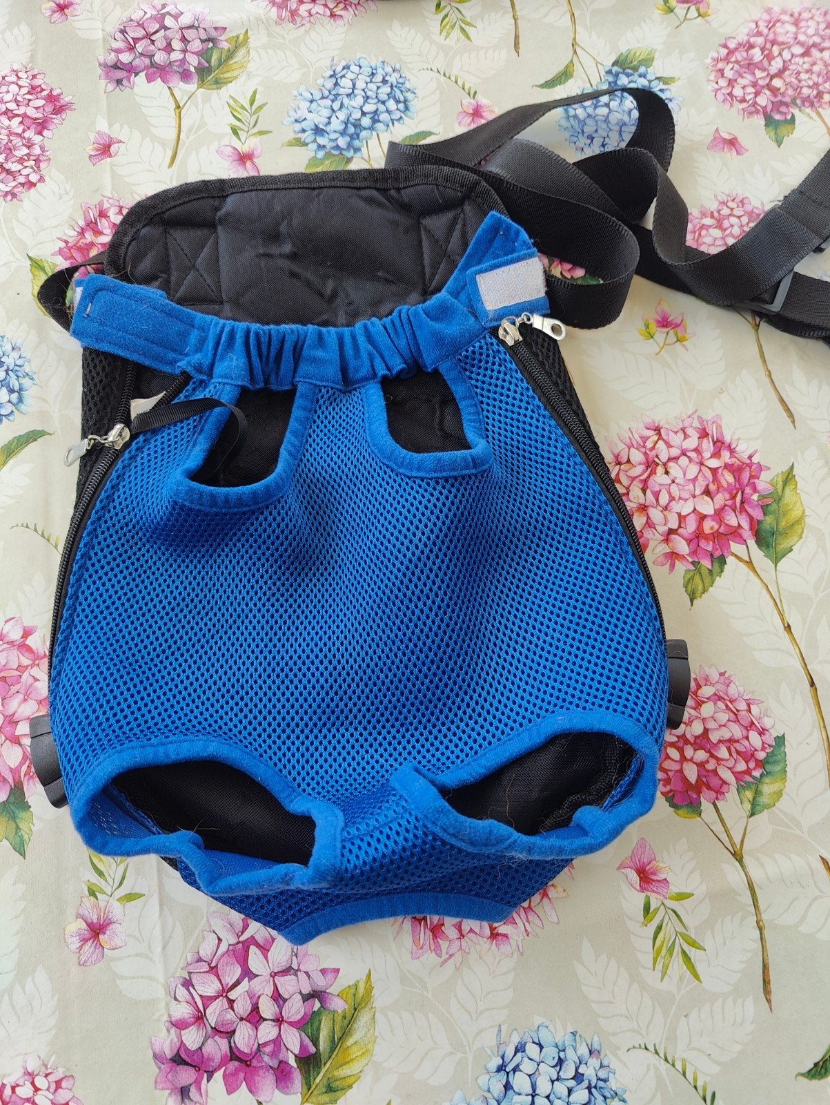 Sac de transport ventral pour petit chien – 2 à 6 kg – Bleu/, Enlèvement ou Envoi, Réglable, S