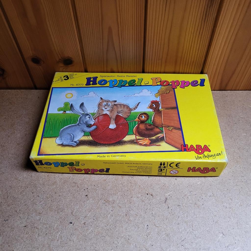 Dobbelspel Hoppel-Poppel, Een of twee spelers, Ophalen of Verzenden