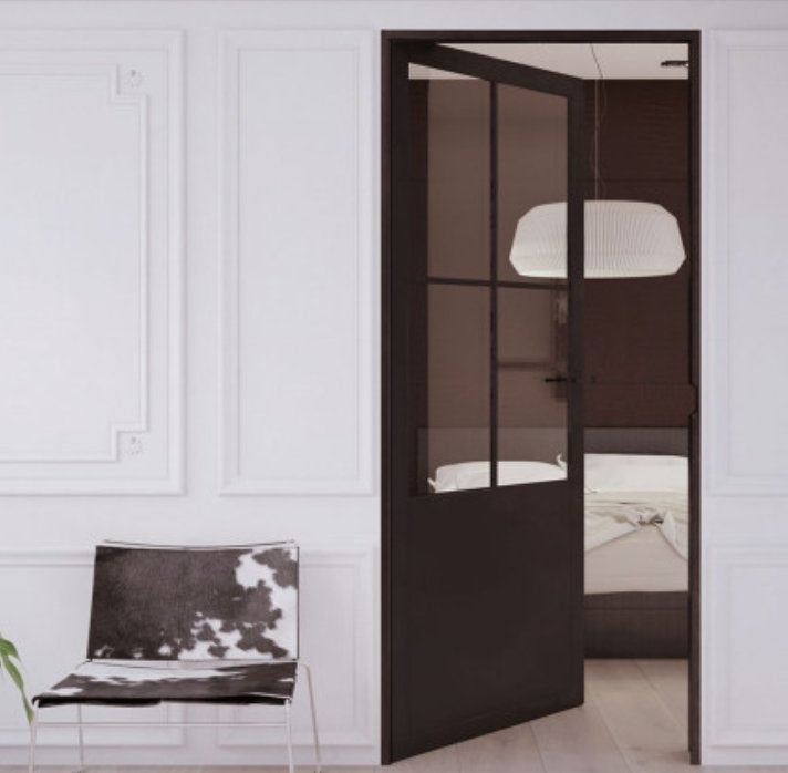 Porte en acier - Steelit, Bricolage & Construction, Neuf, Verre, Porte intérieure, Enlèvement