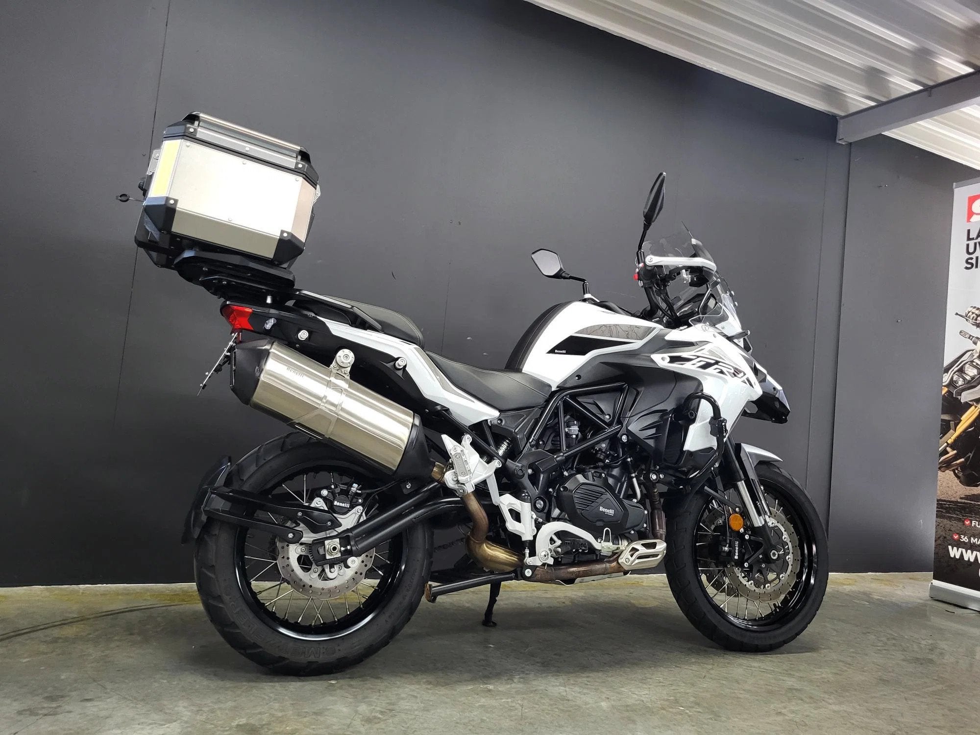 Benelli TRK 502 X prachtige witte A2 tourmotor, Motos, Entreprise, 12 à 35 kW, Autre, 500 cm³