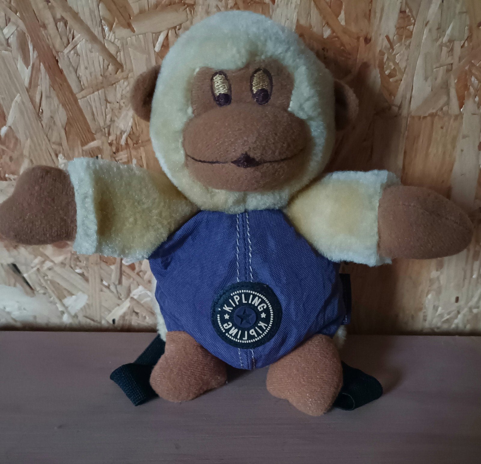 Vintage lila Kipling aapje met rugzakje, Ophalen of Verzenden