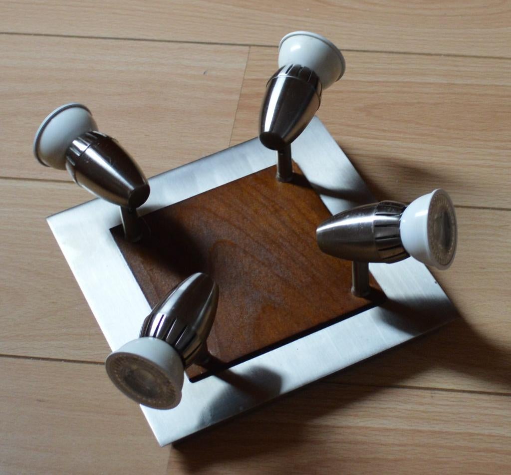 Éclairage de plafond Massive/ Philips à 4 points lumineux, Enlèvement ou Envoi, Comme neuf, Métal