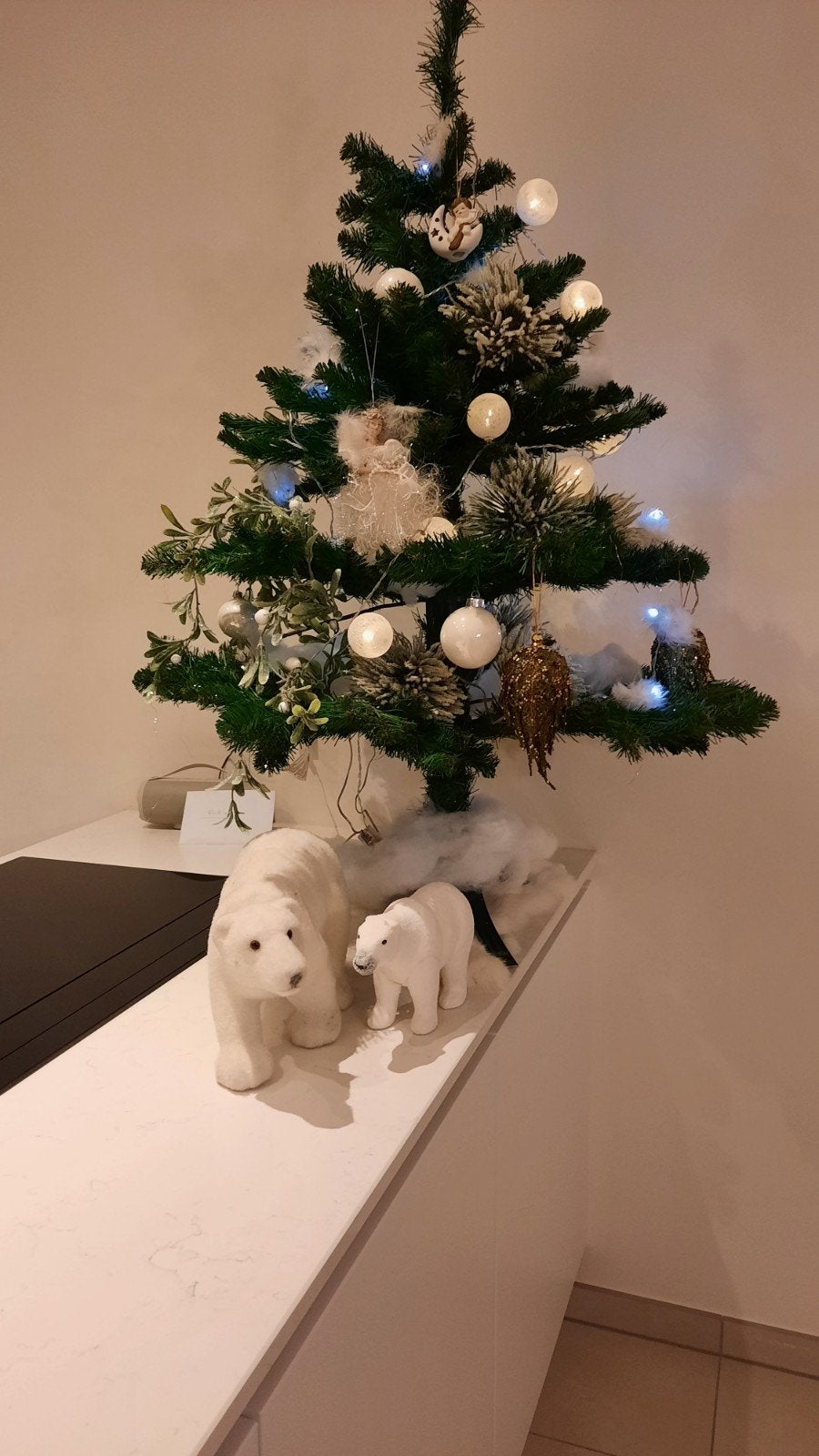 STEVIGE KERSTBOOM 125CM PERFEKTE STAAT, Ophalen of Verzenden