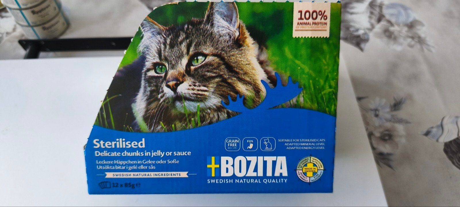 Nourriture humide pour chat, Enlèvement
