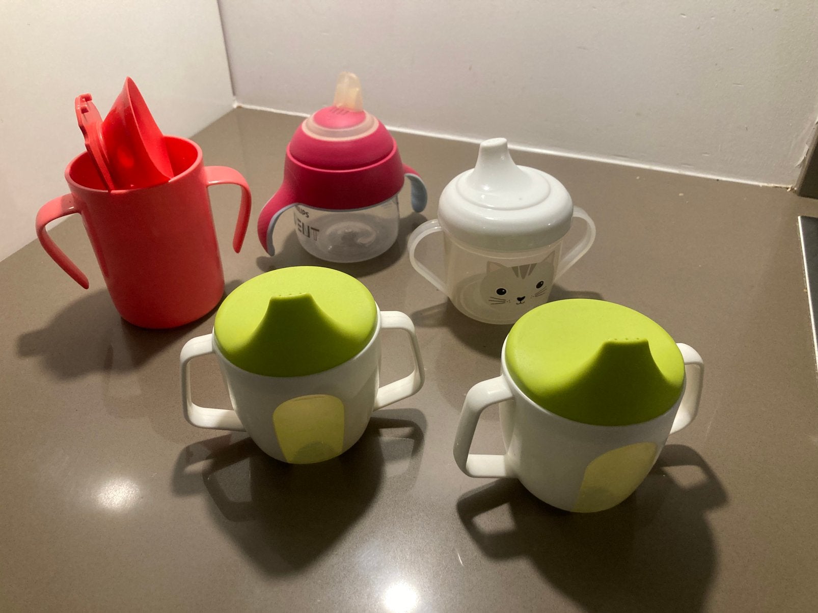 Gobelets bebe et enfant apprentissage, Enlèvement, Utilisé