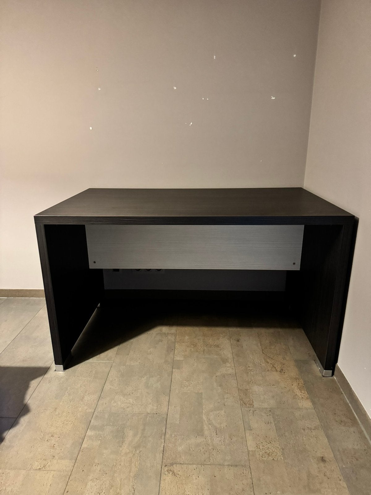 Modern Bureau met lade en opzetrek, Comme neuf, Avec tiroirs, Bois, Moderne