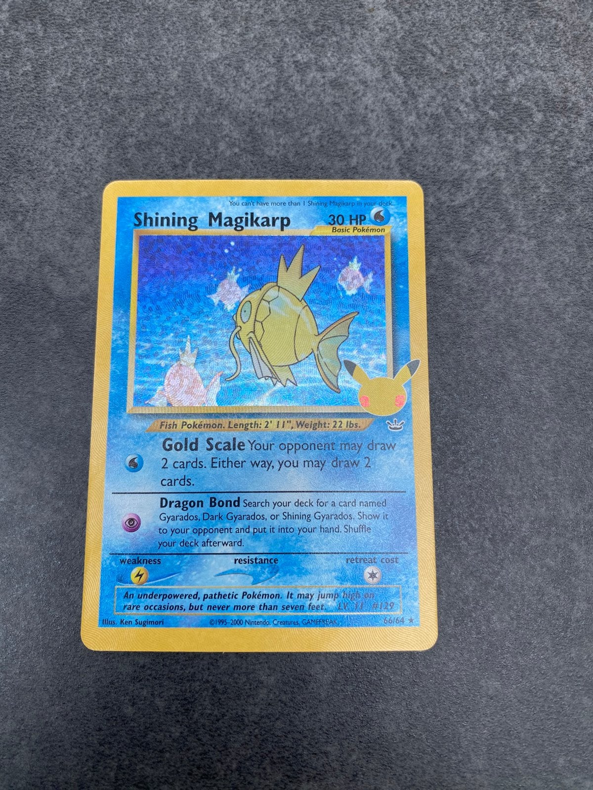 Shining magikarp, Ophalen of Verzenden, Zo goed als nieuw