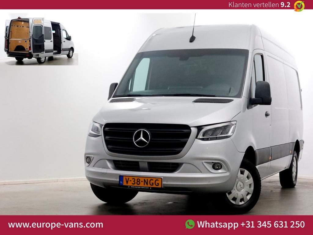 Mercedes-Benz Sprinter 317 CDI 170pk RWD 9G Automaat L2H2 LE, Autos, Argent ou Gris, Achat, Entreprise, Carnet d'entretien