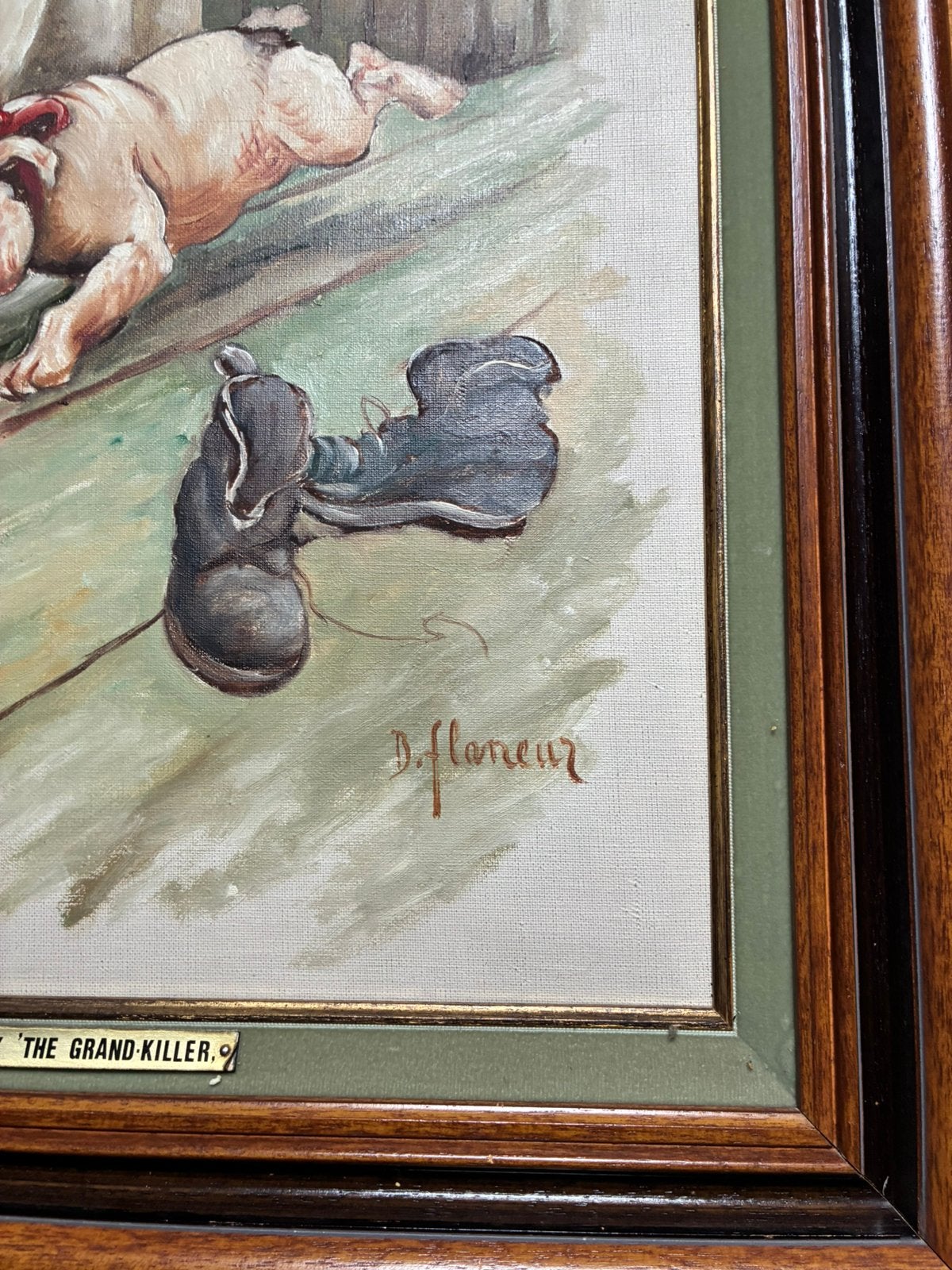 Peinture avec certificat, Peinture à l'huile, Surréalisme, Enlèvement, Animaux