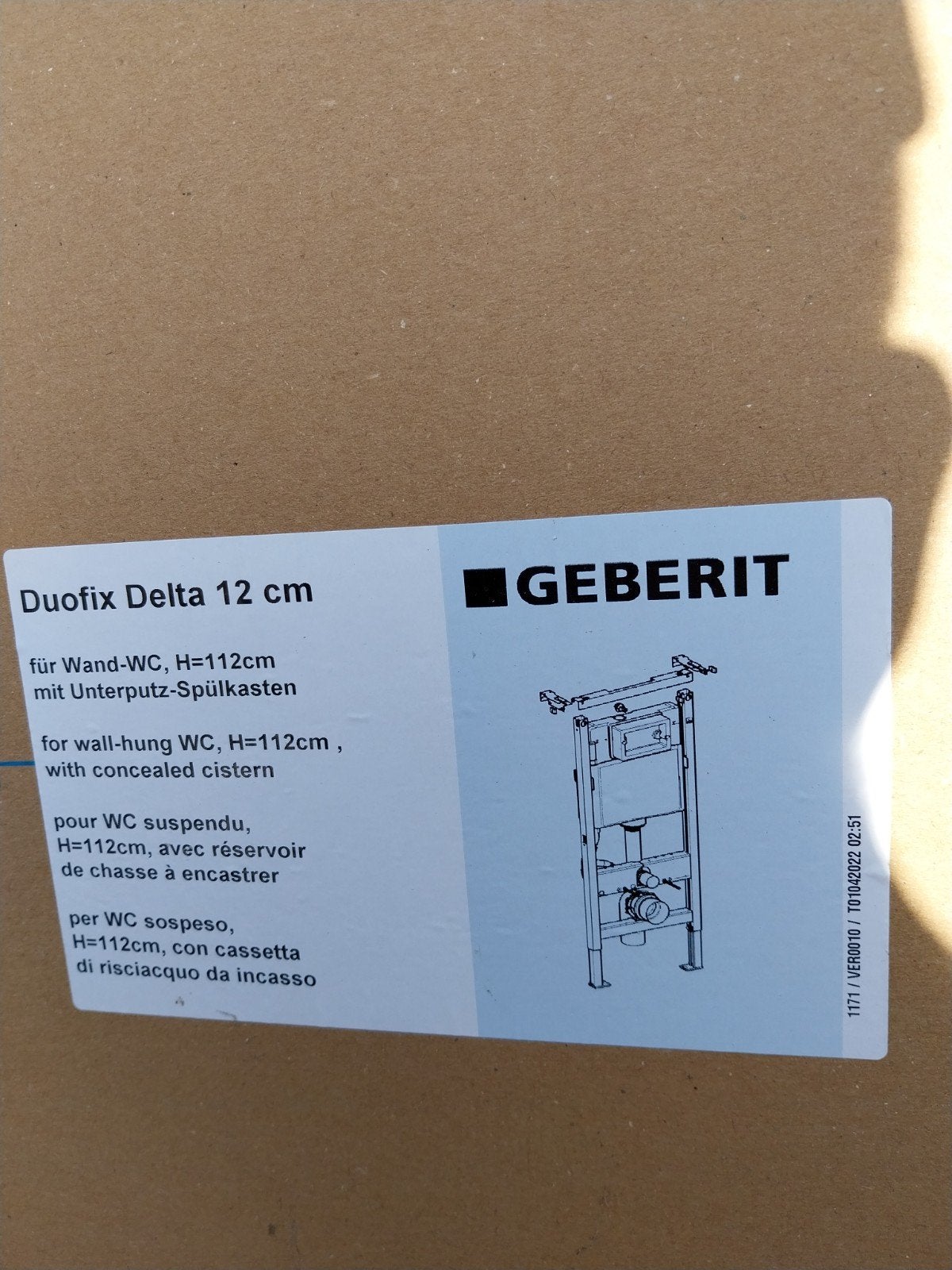WC suspendu neuf, Doe-het-zelf en Bouw, Sanitair