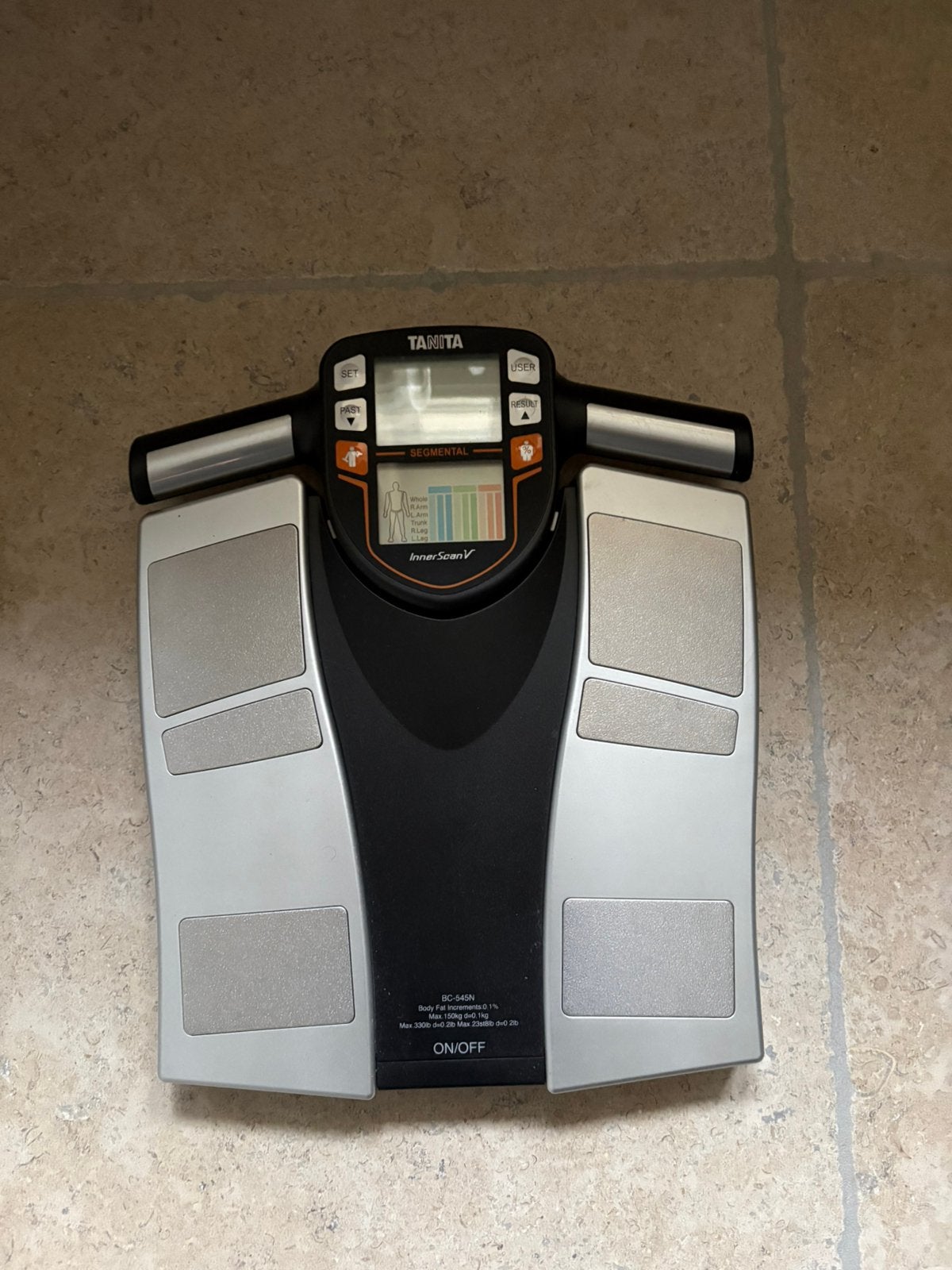 Tanita BC-545N InnerScan V – lichaamsanalyseweegschaal, Elektronische apparatuur, Ophalen, Zo goed als nieuw