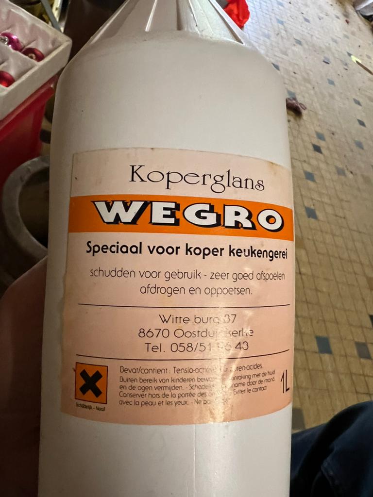 5 bussen koper poetsmiddel, Huis en Inrichting, Ophalen, Overige typen