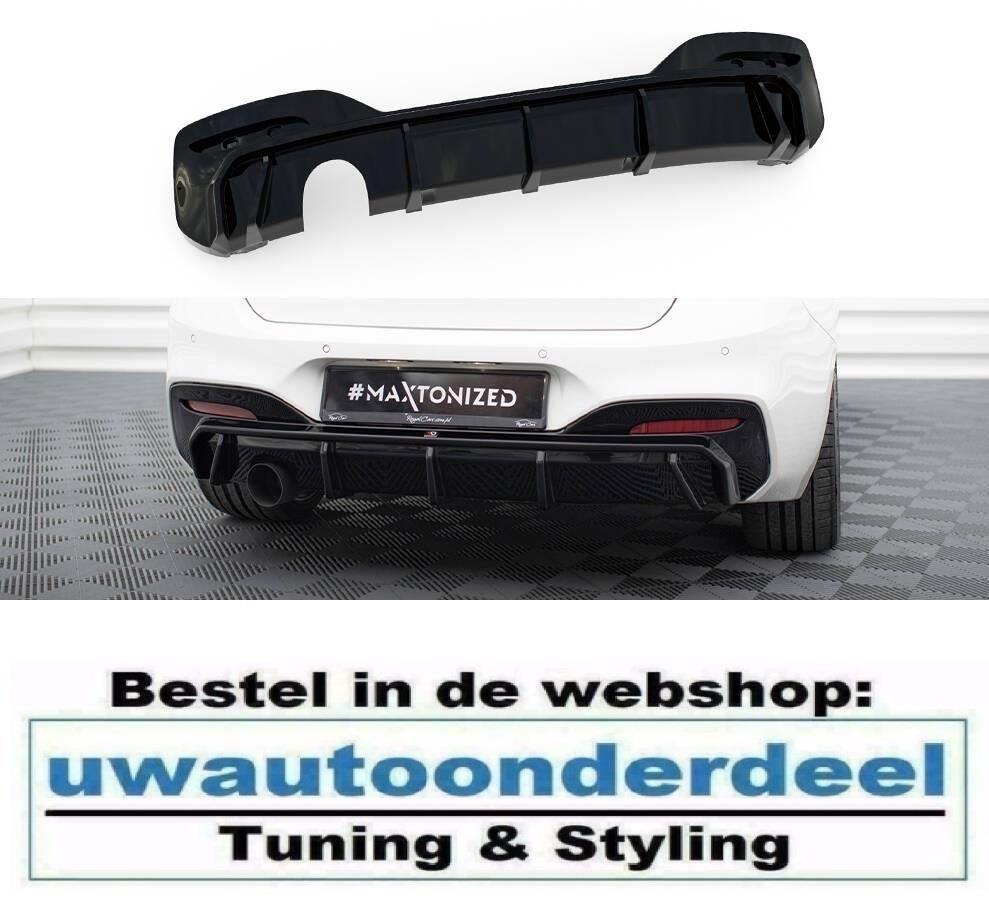 Maxton Design Rear Valance Diffuser Voor Bmw 1 Serie F20 LCI, Auto diversen, Tuning en Styling, Verzenden