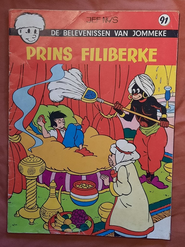 Jommeke 91: prins Filiberke, Eén stripboek, Ophalen of Verzenden, Gelezen