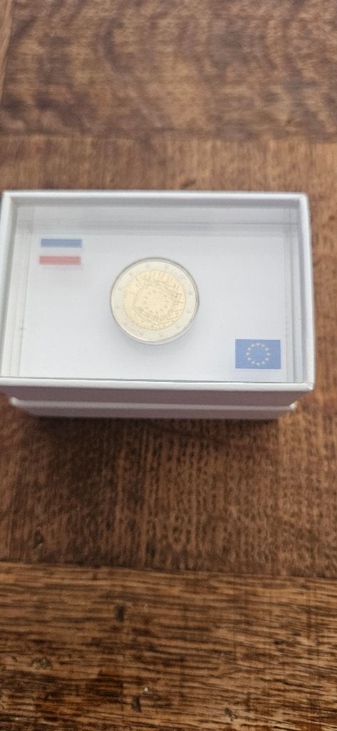 pièce commémorative de 2 euros des Pays-Bas, Timbres & Monnaies, Enlèvement, 2 euros