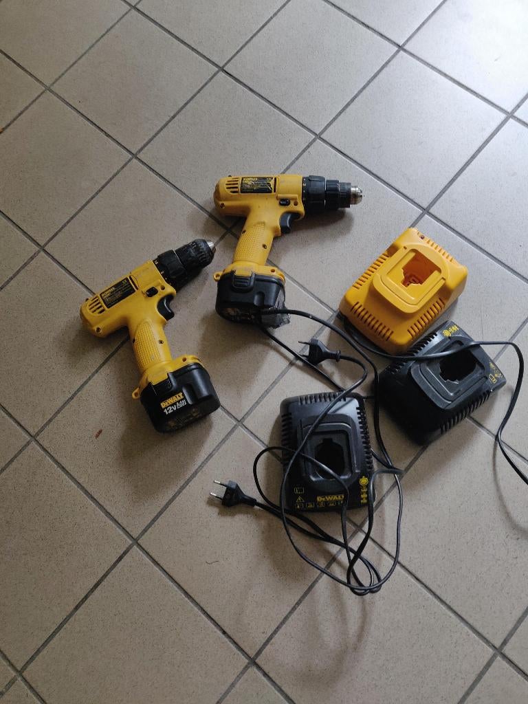 DEWALT SCHROEFMACHIENE   2X, Doe-het-zelf en Bouw, Ophalen of Verzenden, Gebruikt