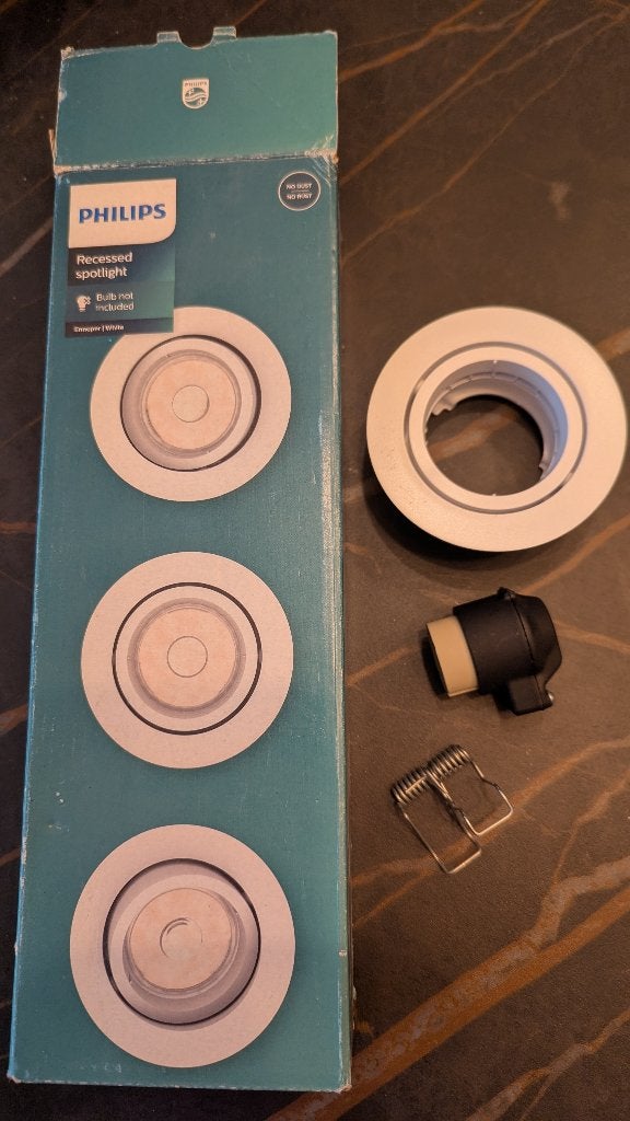 Philips Led inbouwspot, Ophalen, Nieuw, Minder dan 50 watt, Armatuur