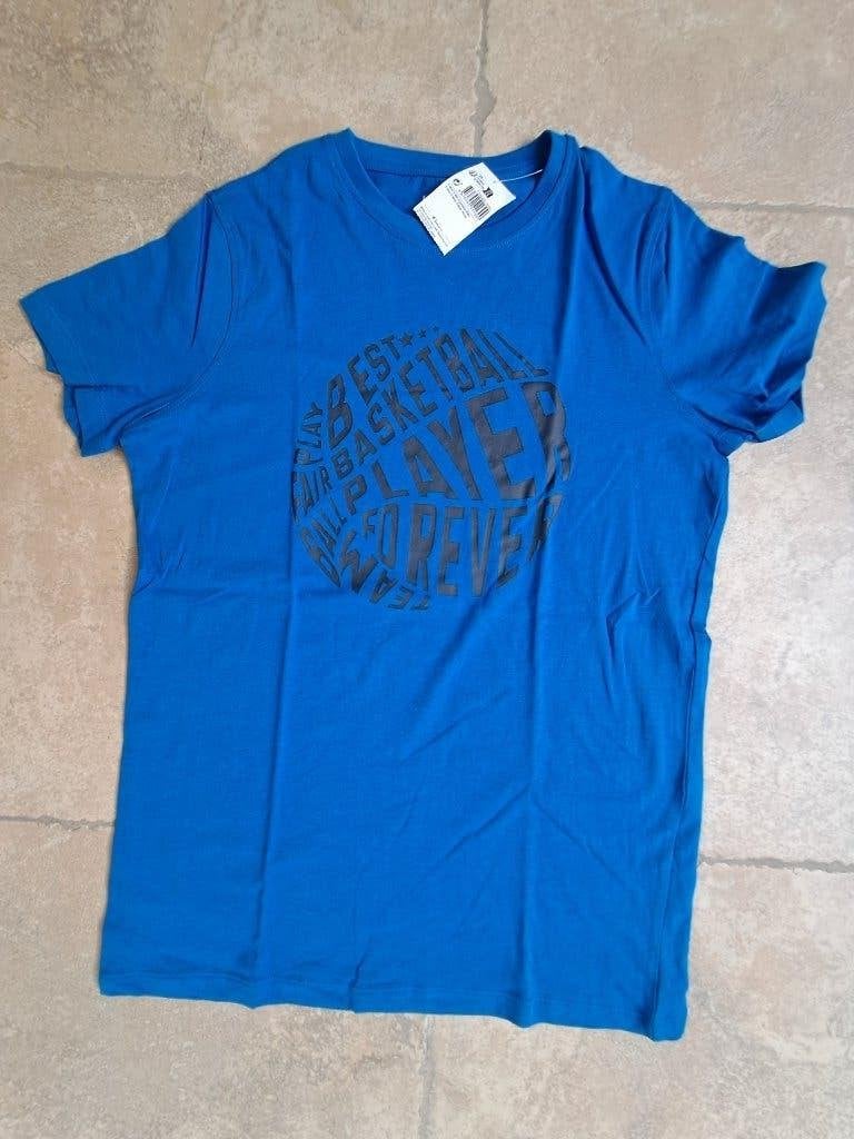 Nieuwe blauwe t-shirt mt 164, Enfants & Bébés, Vêtements enfant | Taille 164, Neuf, Garçon, Enlèvement ou Envoi, Chemise ou À manches longues