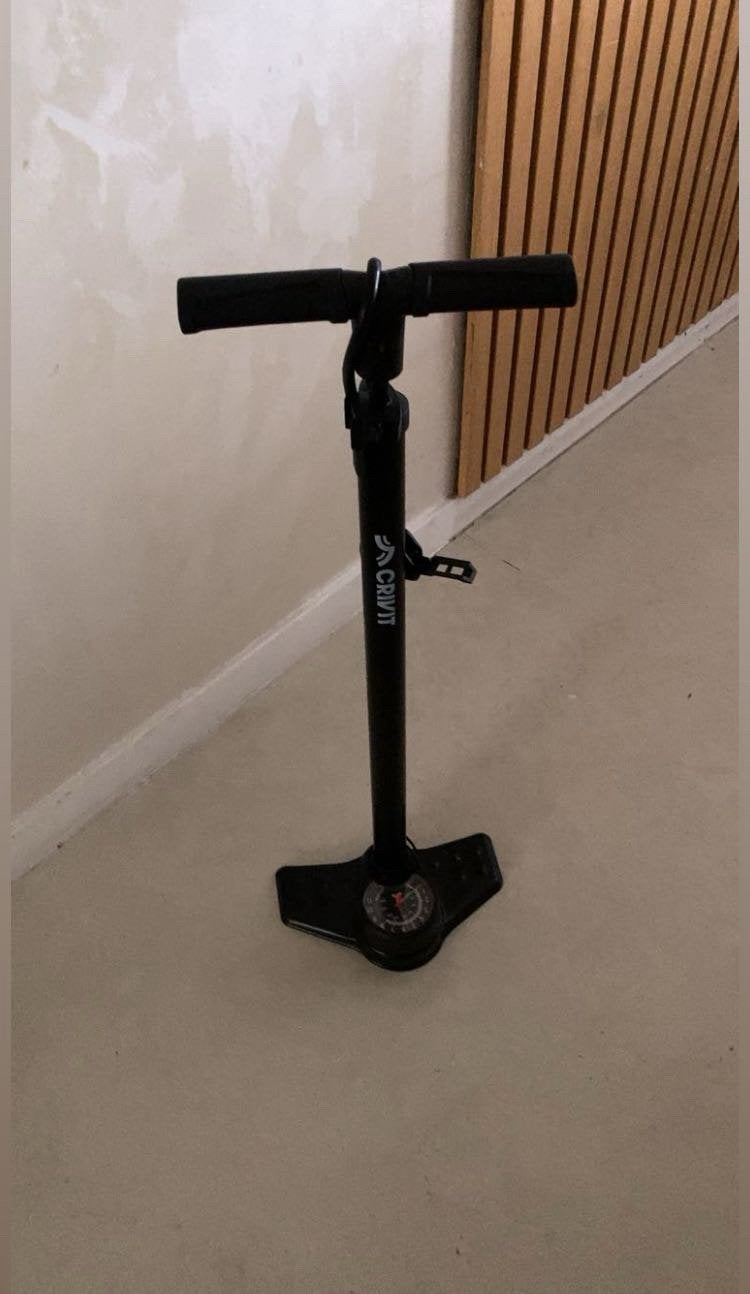 Fiets pomp, Ophalen, Drukmeter, Zo goed als nieuw