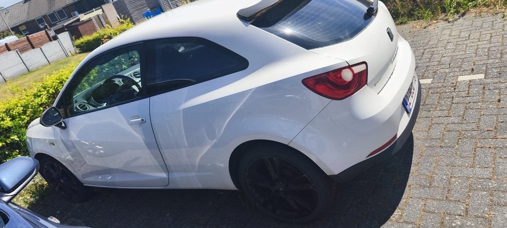 Seat Ibiza 1.4 2009, Voorwielaandrijving, Euro 5, Stof, Zwart