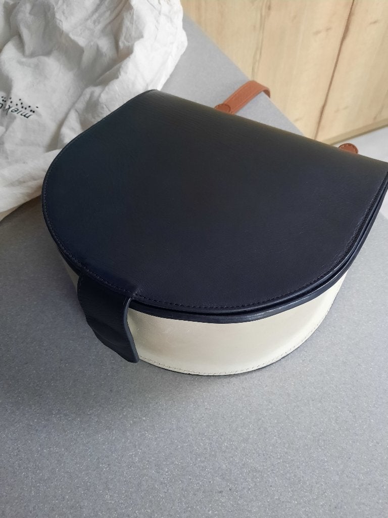 Mieke Dierckx single saddle tricolor, Enlèvement, Comme neuf