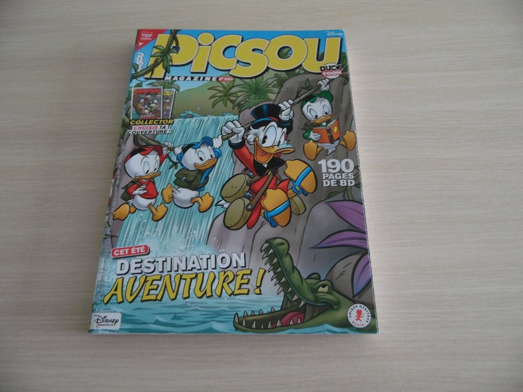 PICSOU MAGAZINE N°580, Enlèvement ou Envoi, Comme neuf, WALT DISNEY, Une BD