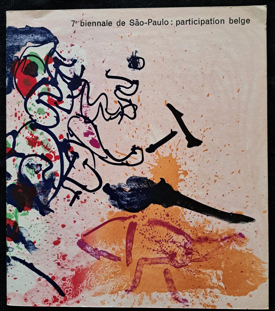 Alechinsky Biennale Sao Paulo 1963 met 6 originele litho’s, Peinture et dessin, Enlèvement ou Envoi, Comme neuf, Alechinsky