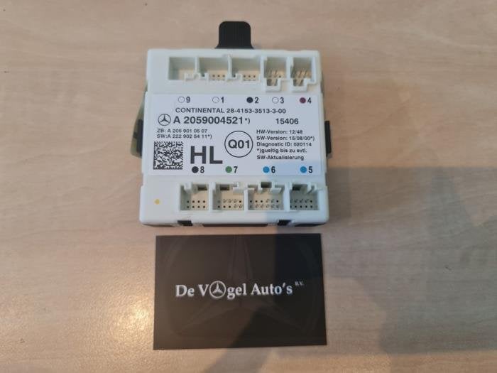 Module verrouillage central des portes d'un Mercedes C-Klass, 3 mois de garantie, Utilisé, -, -
