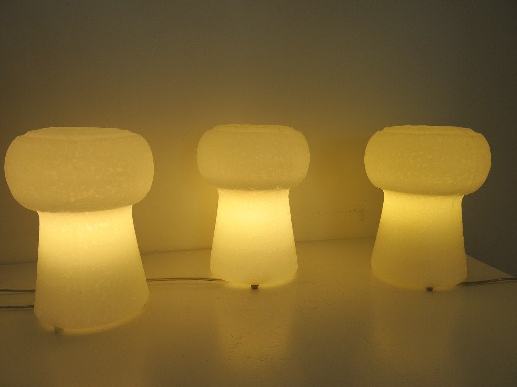 3 lampes de table vintage   Petit Bouchon  Francolight, Enlèvement ou Envoi