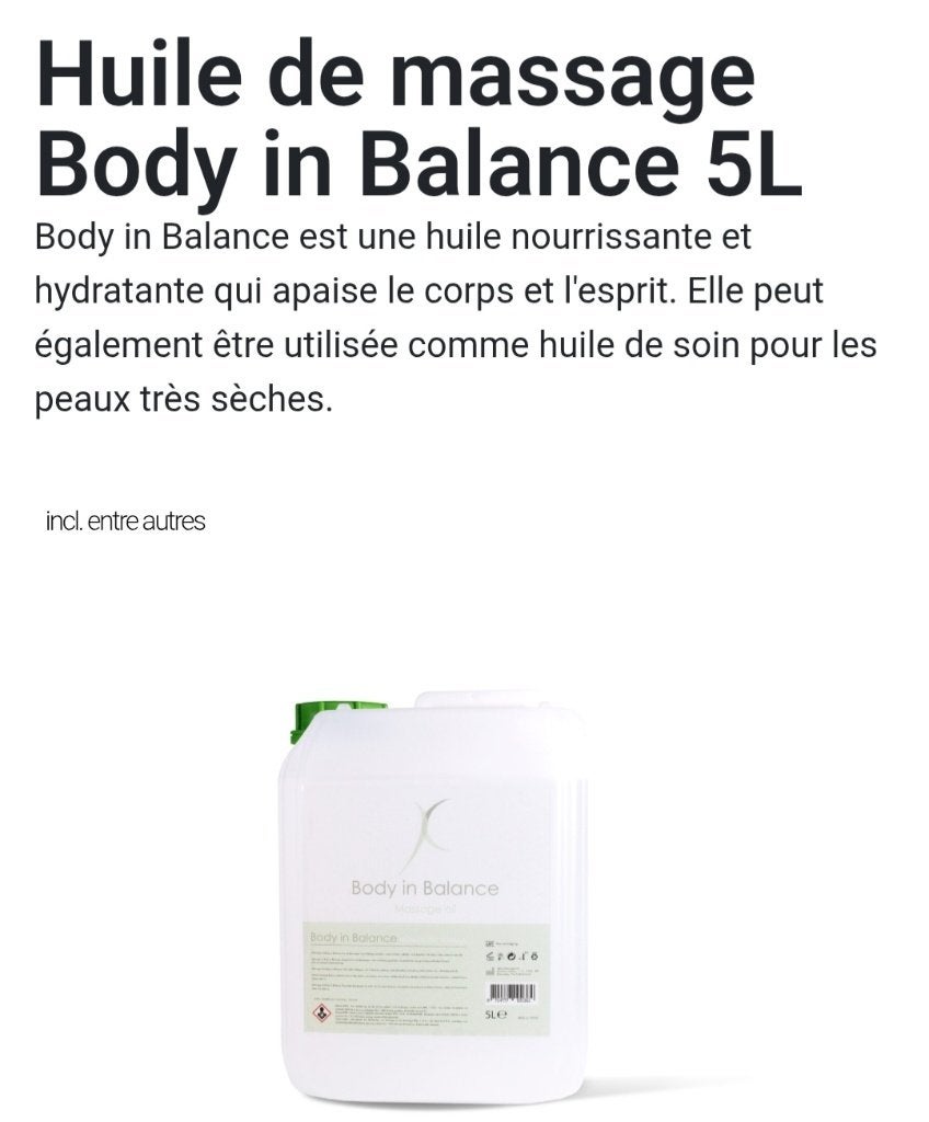 Huile de massage professionnelle, Handtassen en Accessoires, Ophalen, Nieuw, Bodylotion, Crème of Olie