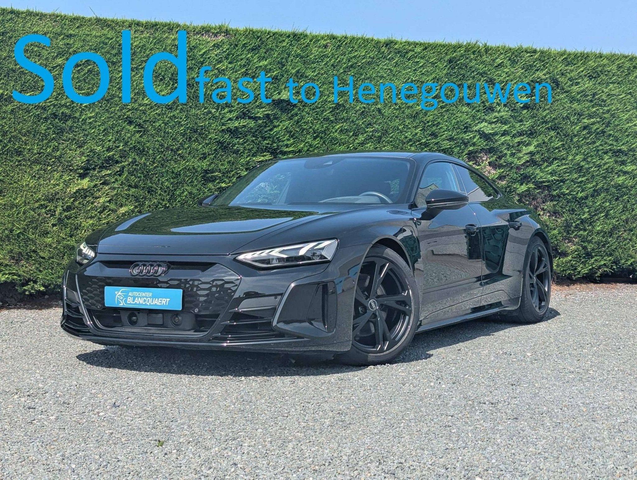 Audi e-tron GT !verkocht !Matrix led - glazen dak - nachtcam, Auto's, Automaat, 4 deurs, Gebruikt, Zwart