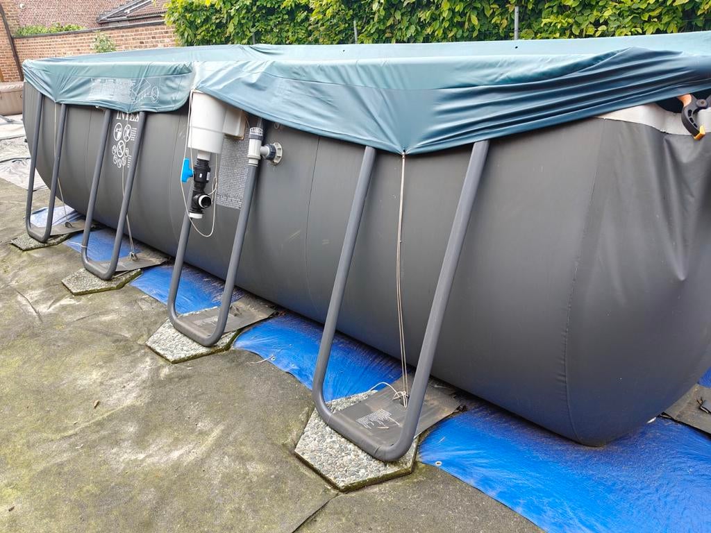 Te koop Intex Ultra zwembad 549/237/132, Tuin en Terras, Zwembaden, Gebruikt, Opzetzwembad, 120 cm of meer, 400 cm of meer, 200 tot 300 cm