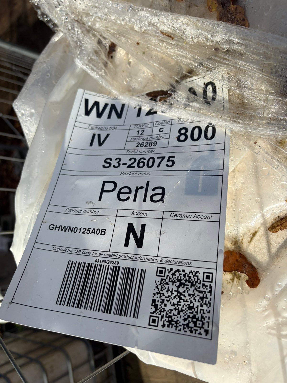 Gevelsteen Perla vandersanden, Ophalen, Nieuw, Bakstenen