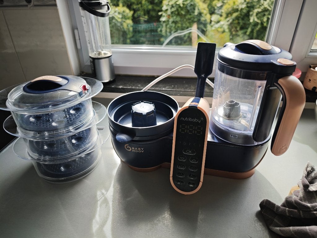 Cuiseur vapeur nutrybaby babymoov xl, Enfants & Bébés, Enlèvement, Utilisé, Préparateur de repas pour bébé, Babymoov