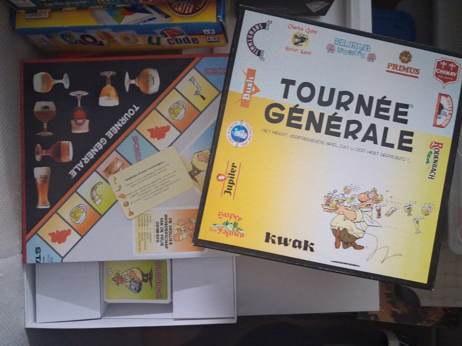 Gezelschapsspelletje Tournee Generale, Hobby en Vrije tijd, Drie of vier spelers, Ophalen of Verzenden, Zo goed als nieuw