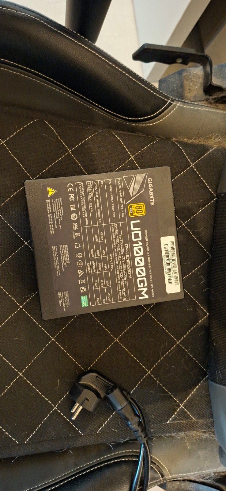 gigabyte 1000w gold psu, Computers en Software, Ophalen, Zo goed als nieuw