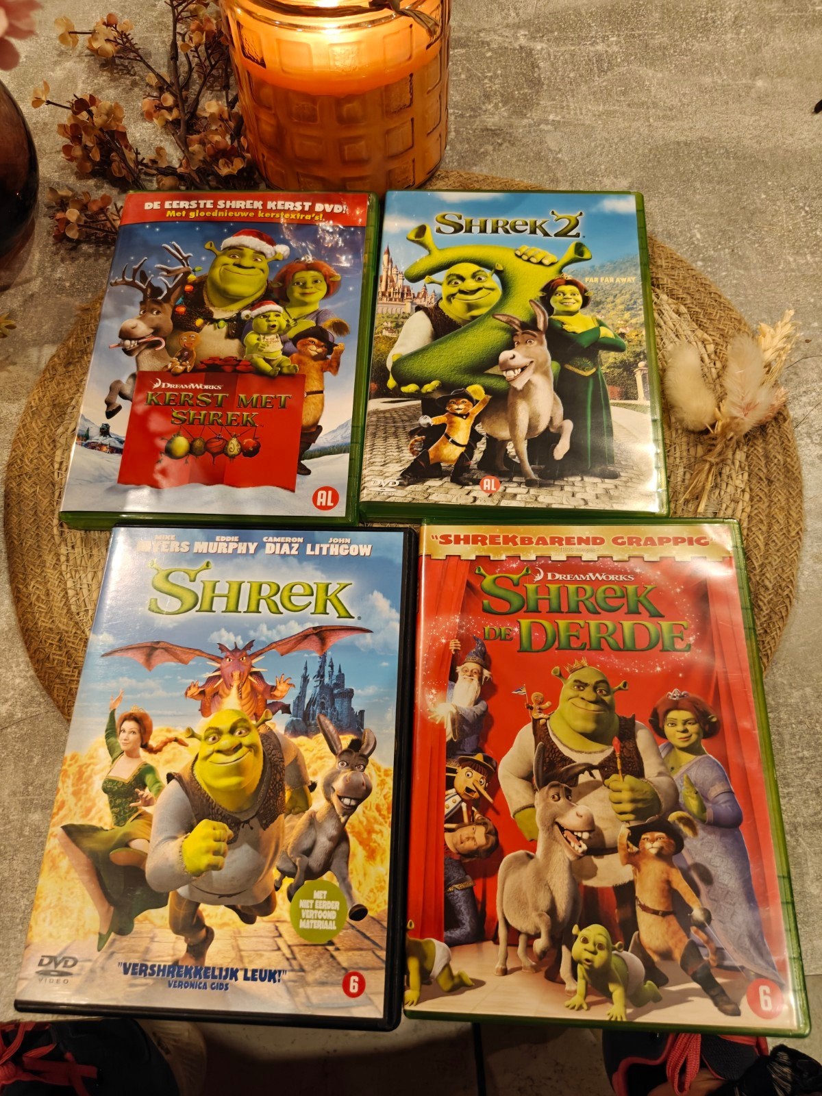 Shrek Dvds 4 stuks, Cd's en Dvd's, Ophalen of Verzenden