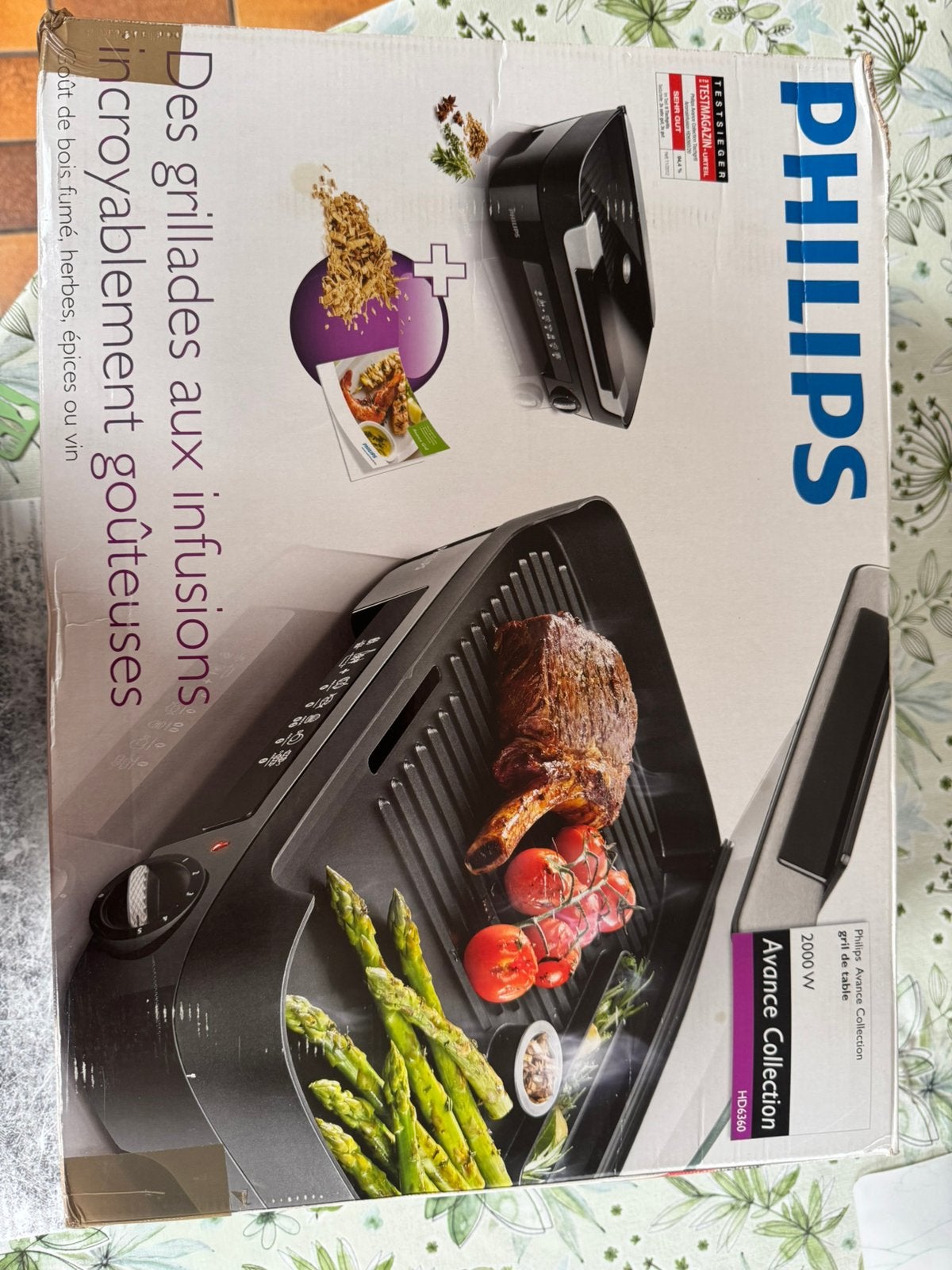 Barbecue grill Phillips, Electroménager, Enlèvement, Comme neuf