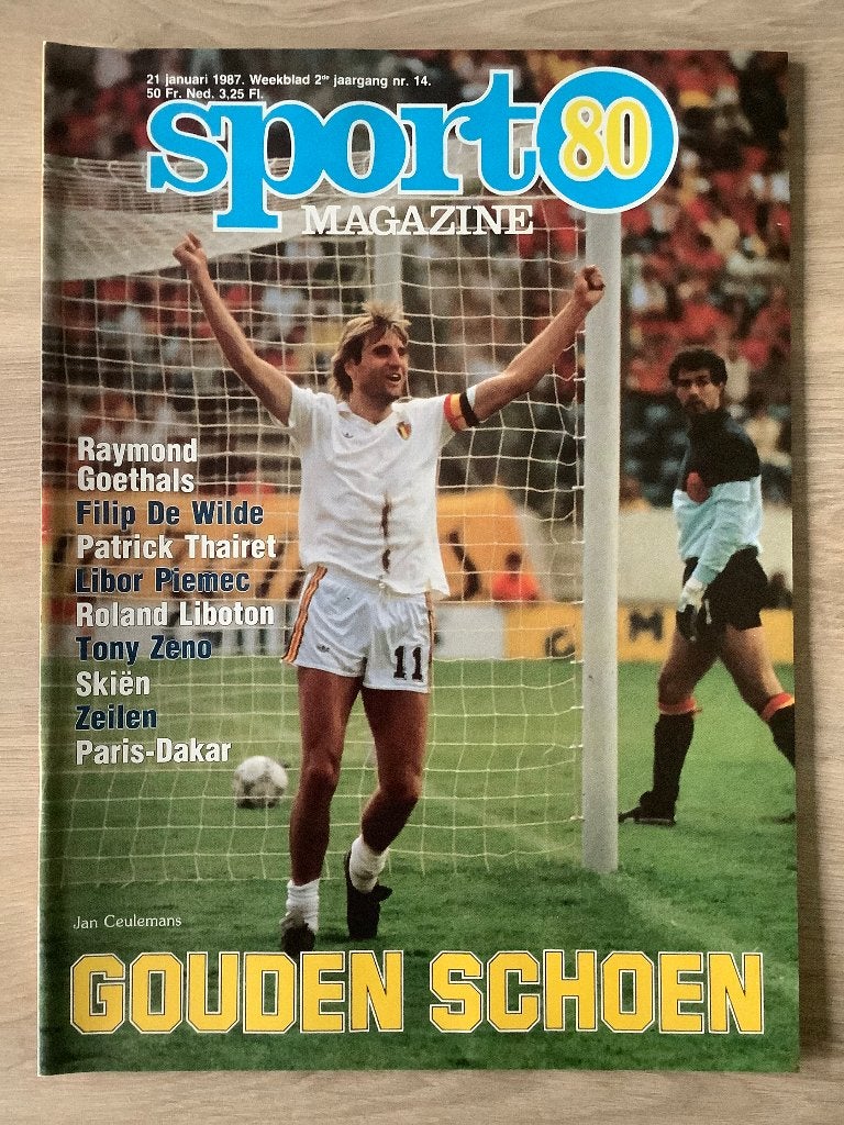 Jan Ceulemans Winnaar Gouden Schoen, Ophalen of Verzenden, Zo goed als nieuw, Boek of Tijdschrift