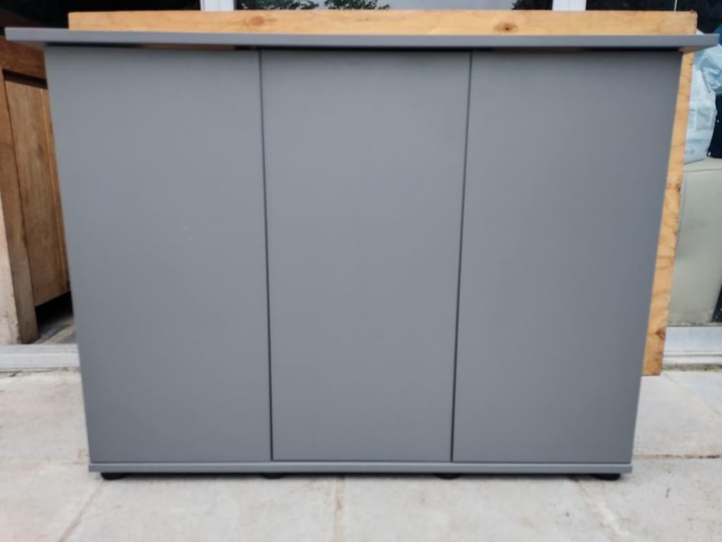 Juwel 180 grijze kast, Enlèvement, Comme neuf, Meuble d'aquarium, Juwel