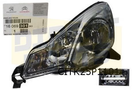 Citroën C3 Koplamp Links Origineel!  1606930180, Verzenden, -, Nieuw, -