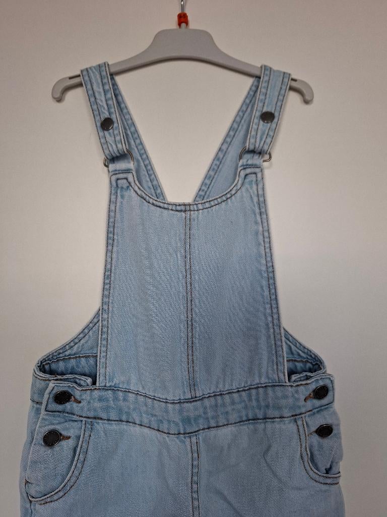 Salopette jeans - maat 134, Pantalon, Enlèvement ou Envoi, Comme neuf, Ketnet