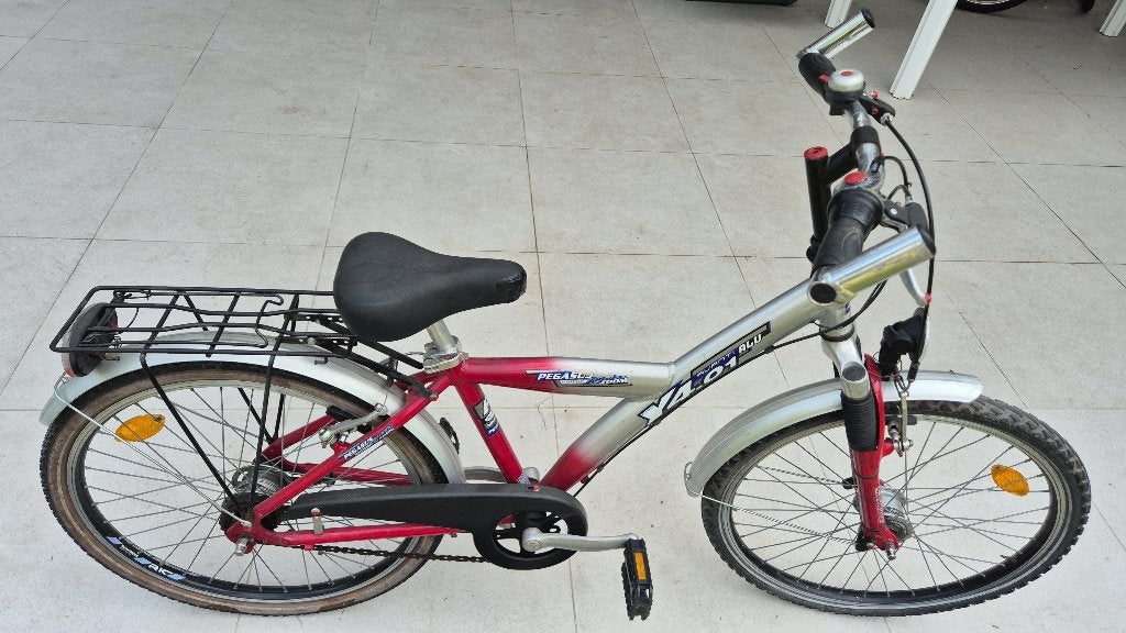 👍Kinderfiets “Pegasus” Y4-01 alu.Frame x 24 voor 6-9 jaar=>, Ophalen, Gebruikt, 20 inch of meer, Pegasus