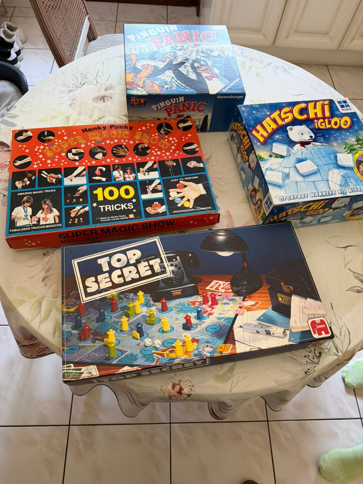 Jeux de société, Enlèvement, Comme neuf